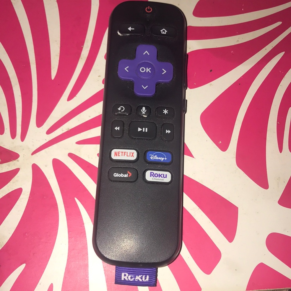 ROKU stick Remote Control with side Volume buttons